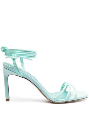 BETTINA VERMILLON ankle-strap leather 40mm sandals - Green
