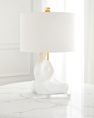 Bettina White Table Lamp - 31"