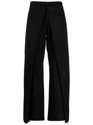 BETTTER layered wool trousers - Black
