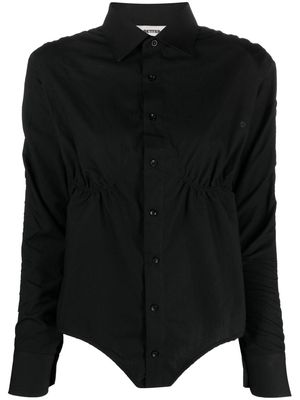 BETTTER open-back long-sleeve shirt - Black
