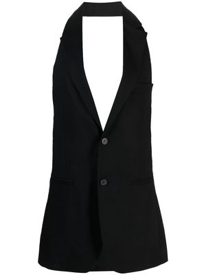 BETTTER open-back wool waistcoat - Black