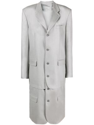 BETTTER Summer single-breasted coat - Grey