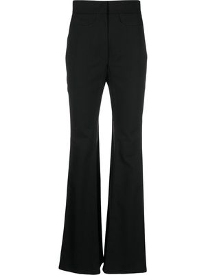 Bevza High-Waisted Square-Pocket pants - Black