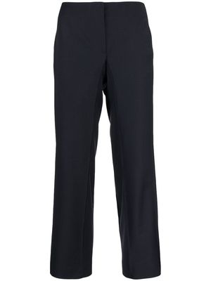 Bevza tailored flared wool trousers - Blue