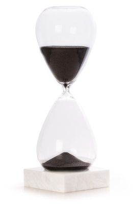 Bey-Berk 90-Minute Hourglass Sand Timer in Black