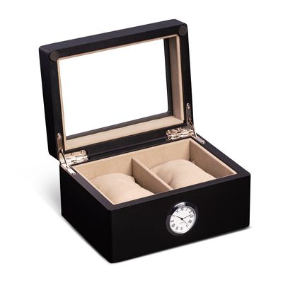 Bey Berk All in Time Watch Box with Double Slot in Black