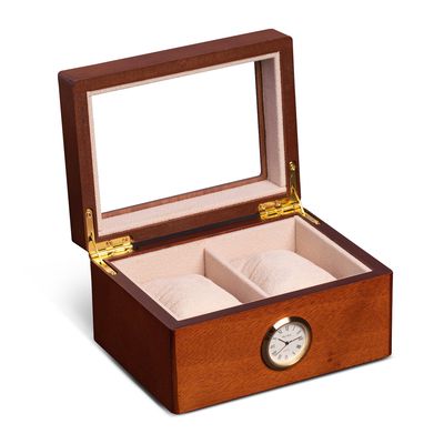 Bey Berk All in Time Watch Box with Double Slot in Cherry