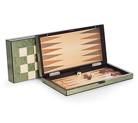 Bey-Berk Backgammon, Chess and Checkers Set, Gr een