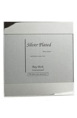 Bey-Berk Davey Silver Plate 5 x 7-Inch Picture Frame