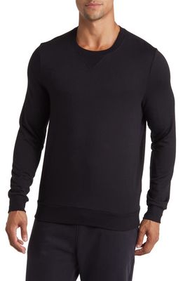 Beyond Yoga Always Beyond Crewneck Sweatshirt in Black