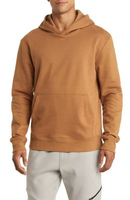 Beyond Yoga Every Body Cotton Blend Hoodie in Toffee