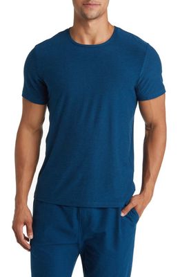 Beyond Yoga Featherweight Always Beyond Performance T-Shirt in Blue Gem Heather