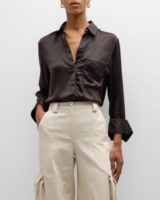 Bianca Button-Front Shirt