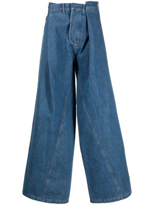 Bianca Saunders Shift loose-fit jeans - Blue