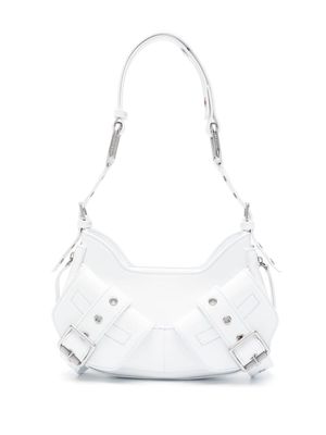 BIASIA small Y2K leather shoulder bag - White