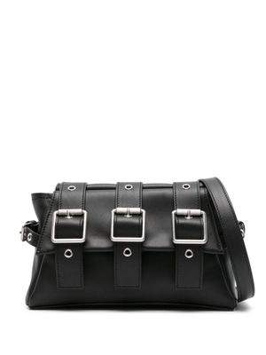 BIASIA Y2K leather crossbody bag - Black