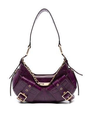 BIASIA Y2K leather shoulder bag - Purple
