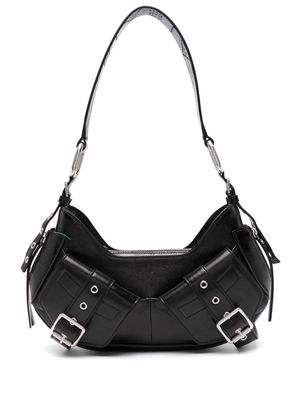 BIASIA Y2K small leather shoulder bag - Black