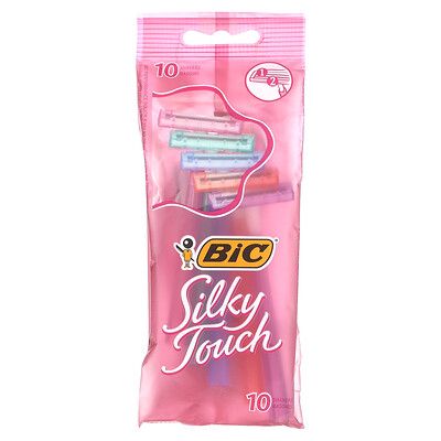 BIC, Silky Touch Disposable Razors, 10 Razors
