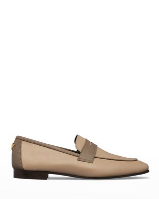 Bicolor Calfskin Penny Loafers
