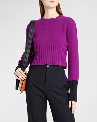 Bicolor Wool Sweater