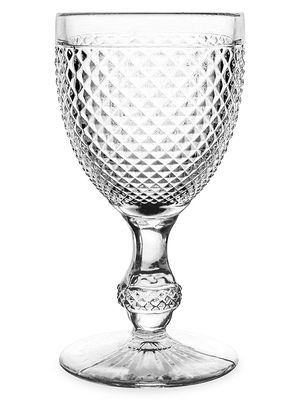 Bicos 4-Piece Glass Water Goblet Set - Clear - Clear