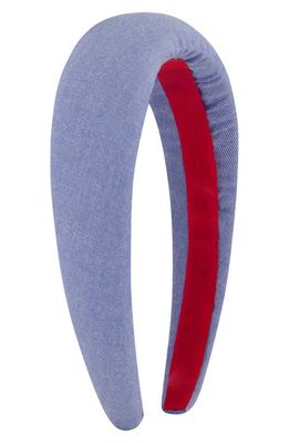 Bien Abyé Chambray Headband in Blue