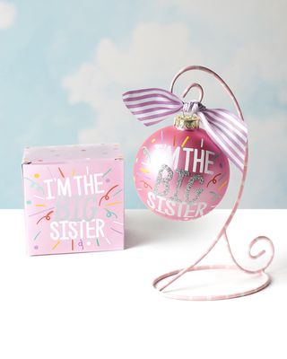 Big Sister Popper Ornament with Stand, Personalized