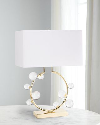 Bijou Ring Clear Table Lamp