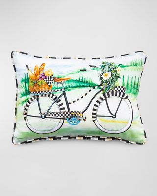 Bike Ride Lumbar Pillow