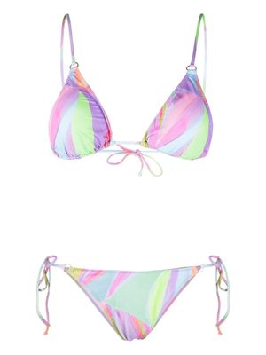 BIKINI LOVERS abstract pattern bikini - Pink