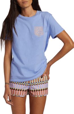 Billabong Adventure Division Cotton Jersey Graphic T-Shirt in Cosmic Blue