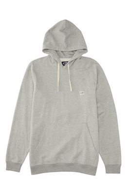 Billabong All Day Hoodie in Light Grey Heather