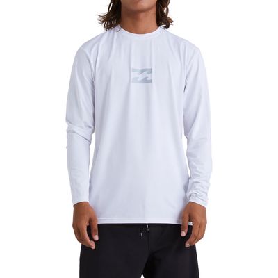 Billabong All Day Wave Long Sleeve T-Shirt in White 