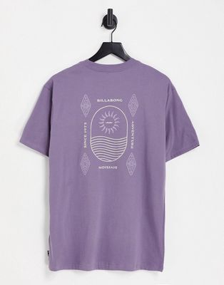 Billabong Arcane t-shirt in purple