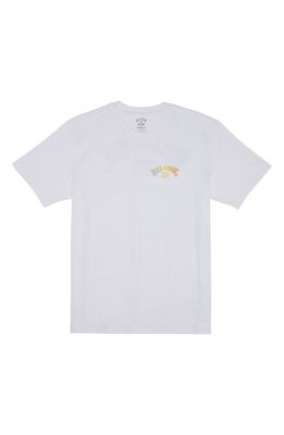 Billabong Arch Fill Graphic T-Shirt in White