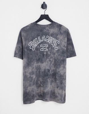 Billabong Arch T-shirt in black tie dye