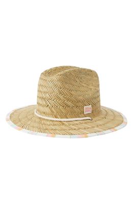 Billabong Beach Dayz Straw Hat in White Multi