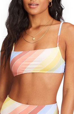 Billabong Brigther Daze Stripe Bralette Bikini Top in Multi