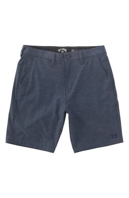 Billabong Crossfire Mid Stretch Shorts in Navy