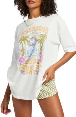 Billabong Dream All Day Graphic Tee in Salt Crystal