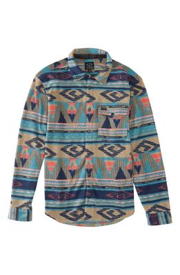 Billabong Furnace Recycled Polyester Shirt Jacket in Pacific
