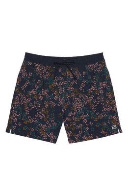 Billabong Good Times Layback Swim Trunks in Navy