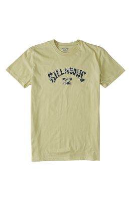 Billabong Kids' Arch Fill Graphic Tee in Light Lime