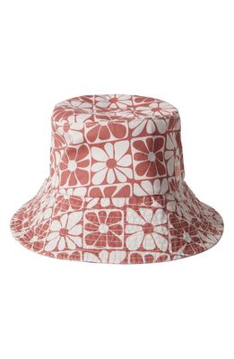 Billabong Kids' Bucket List Daisy Print Hat in Golden Brown