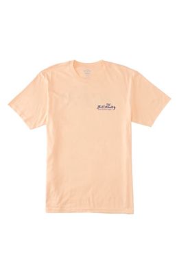 Billabong Kids' Lounge Cotton Logo Graphic T-Shirt in Cantaloupe