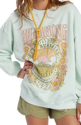 Billabong Kids' Making Waves Sweatshirt in Sweet Mint