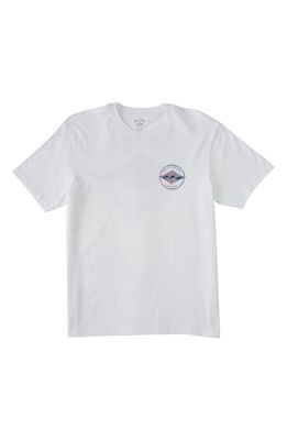 Billabong Kids' Rotor Diamond Graphic T-Shirt in White
