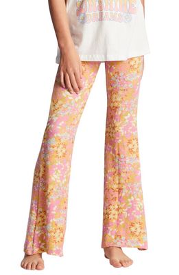 Billabong Kids' Tell Me Cozy Flare Pants in Soft Pink
