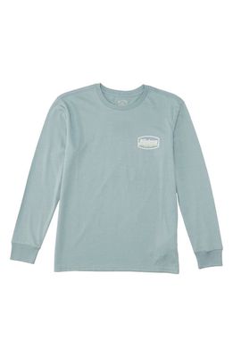 Billabong Kids' Walled Long Sleeve Graphic T-Shirt in Washed Blue